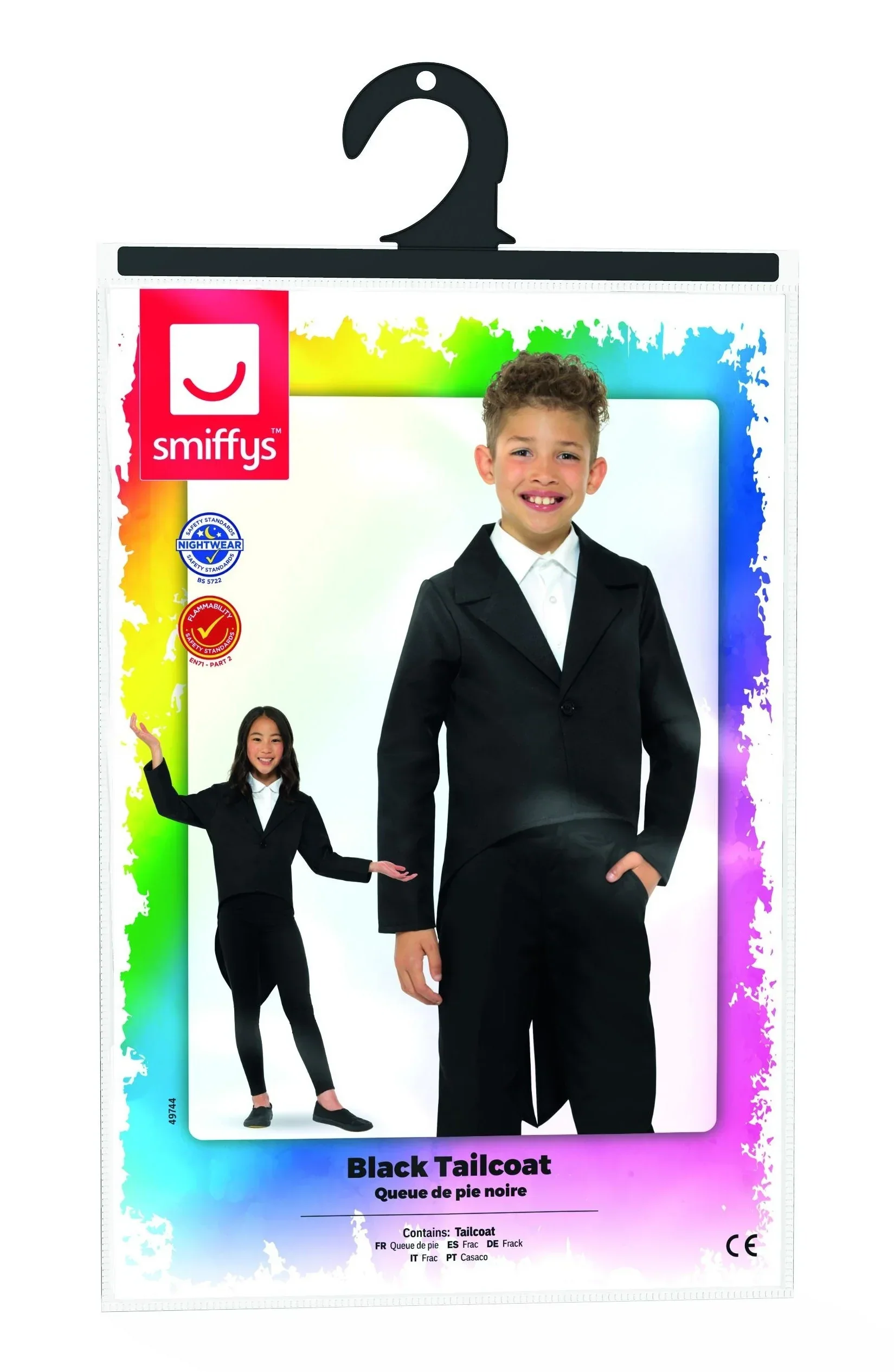 Chaqueta de Frac Negra Infantil - Image 4