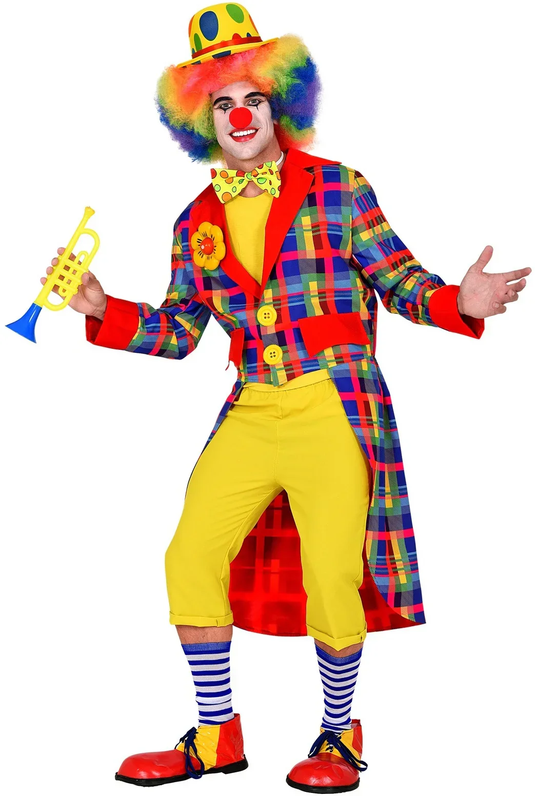 Chaqueta de Payaso de Cuadros para Hombre - Image 2
