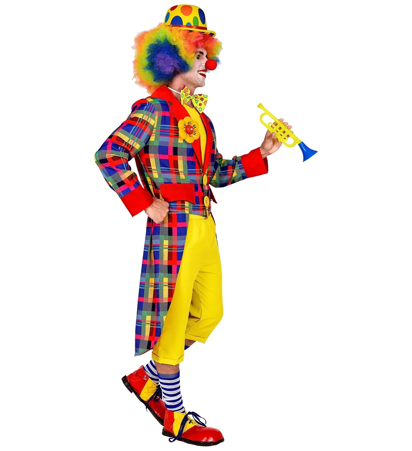 Chaqueta de Payaso de Cuadros para Hombre - Image 4