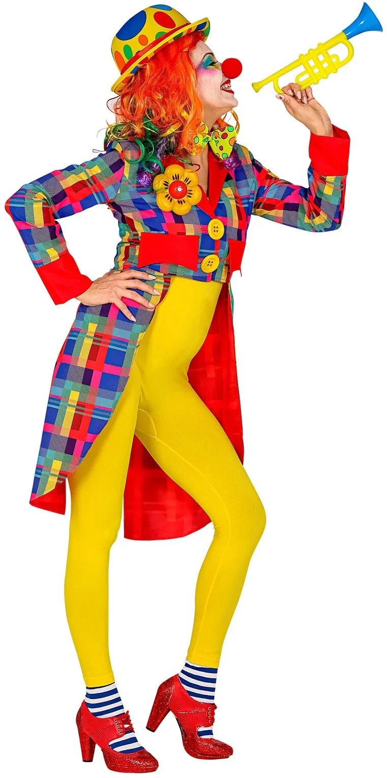 Chaqueta de Payaso de Cuadros para Mujer - Image 4