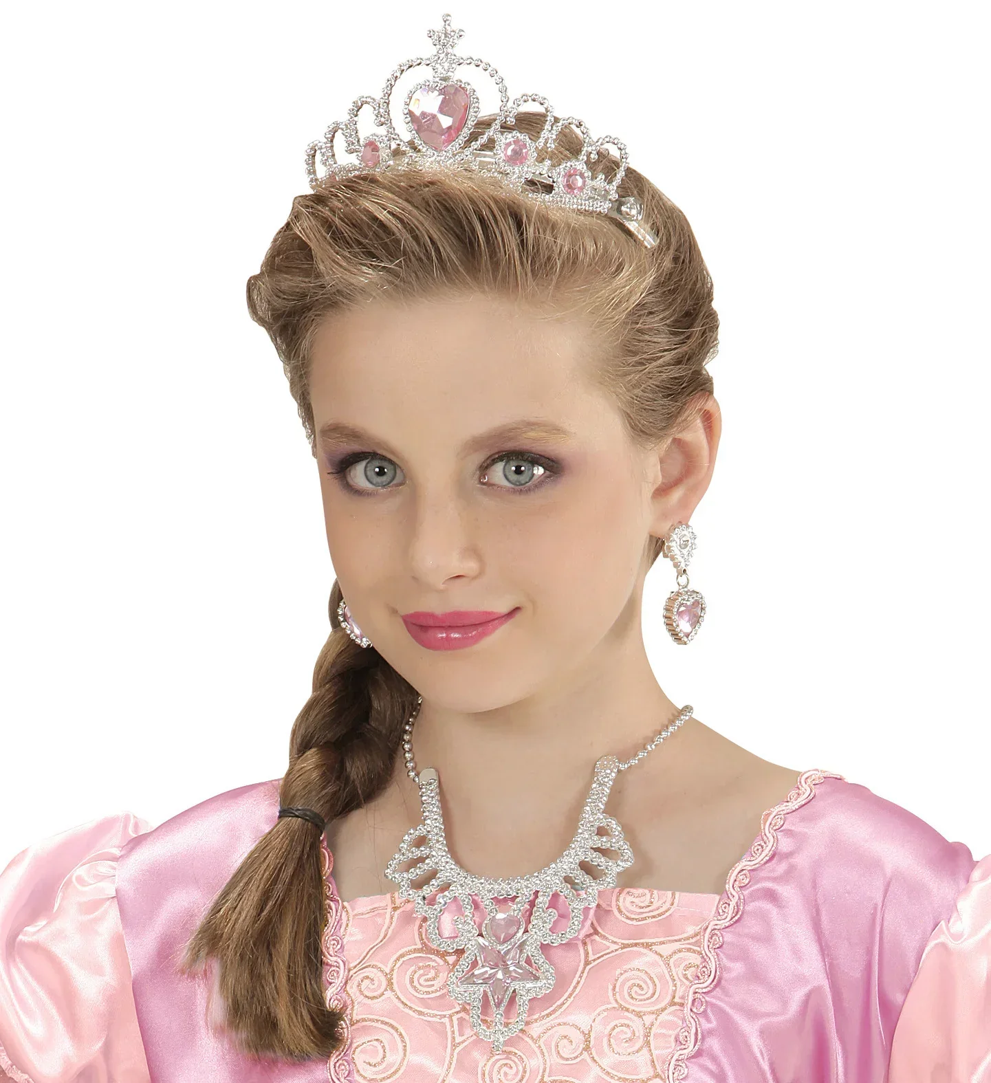 Tiara, Pendientes y Collar de Princesa para Niña - Image 2