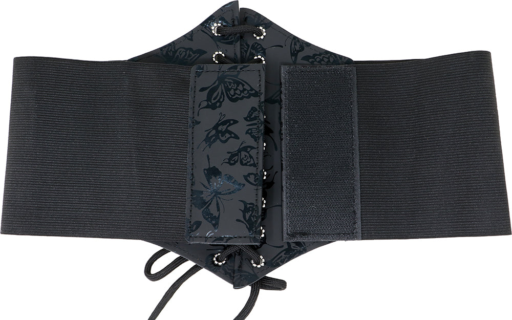 Corset Negro Elástico con Velcro para Mujer - Image 3