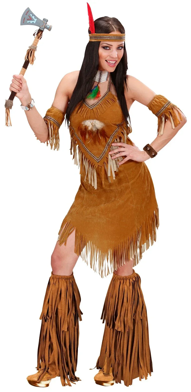 Cubrebotas Hippies Marrones con Flecos - Image 4