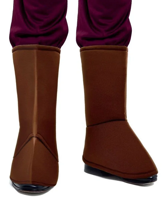 Cubrebotas Medievales Marrones Infantiles