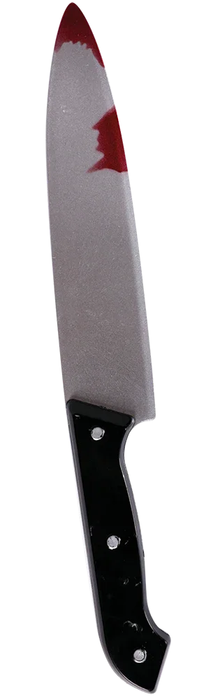 Cuchillo de Cocina Realista con Sangre