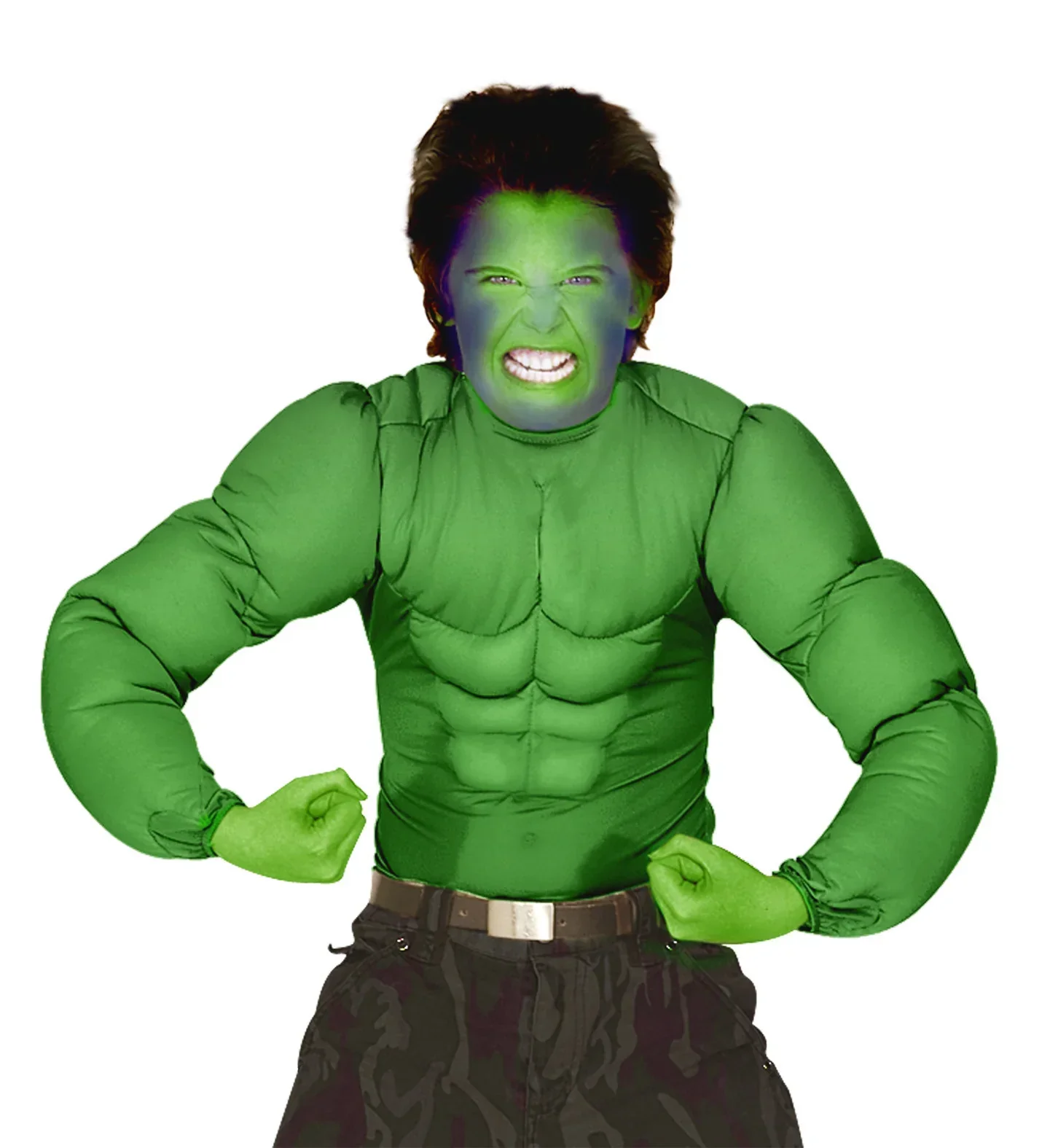 Cuerpo Musculoso Verde para Niño - Image 2