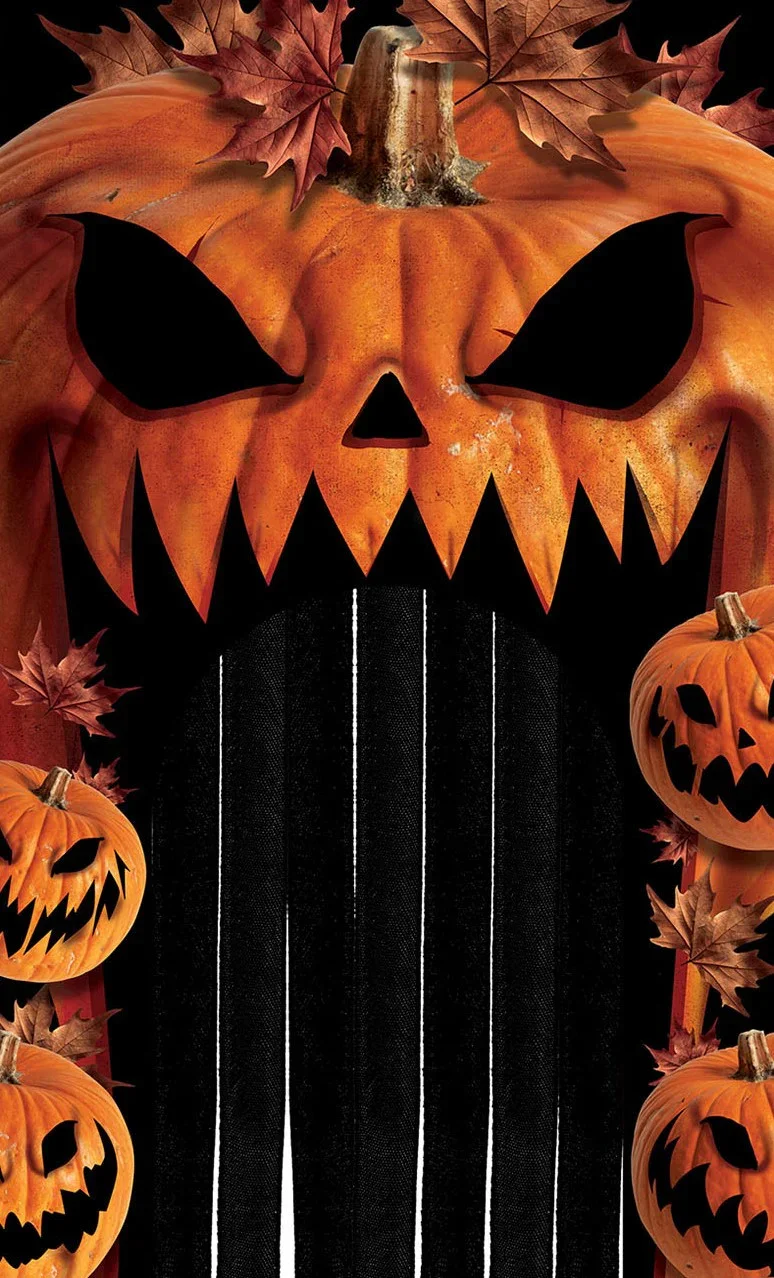 Decoración de Calabaza Diabólica para Puertas - Image 2