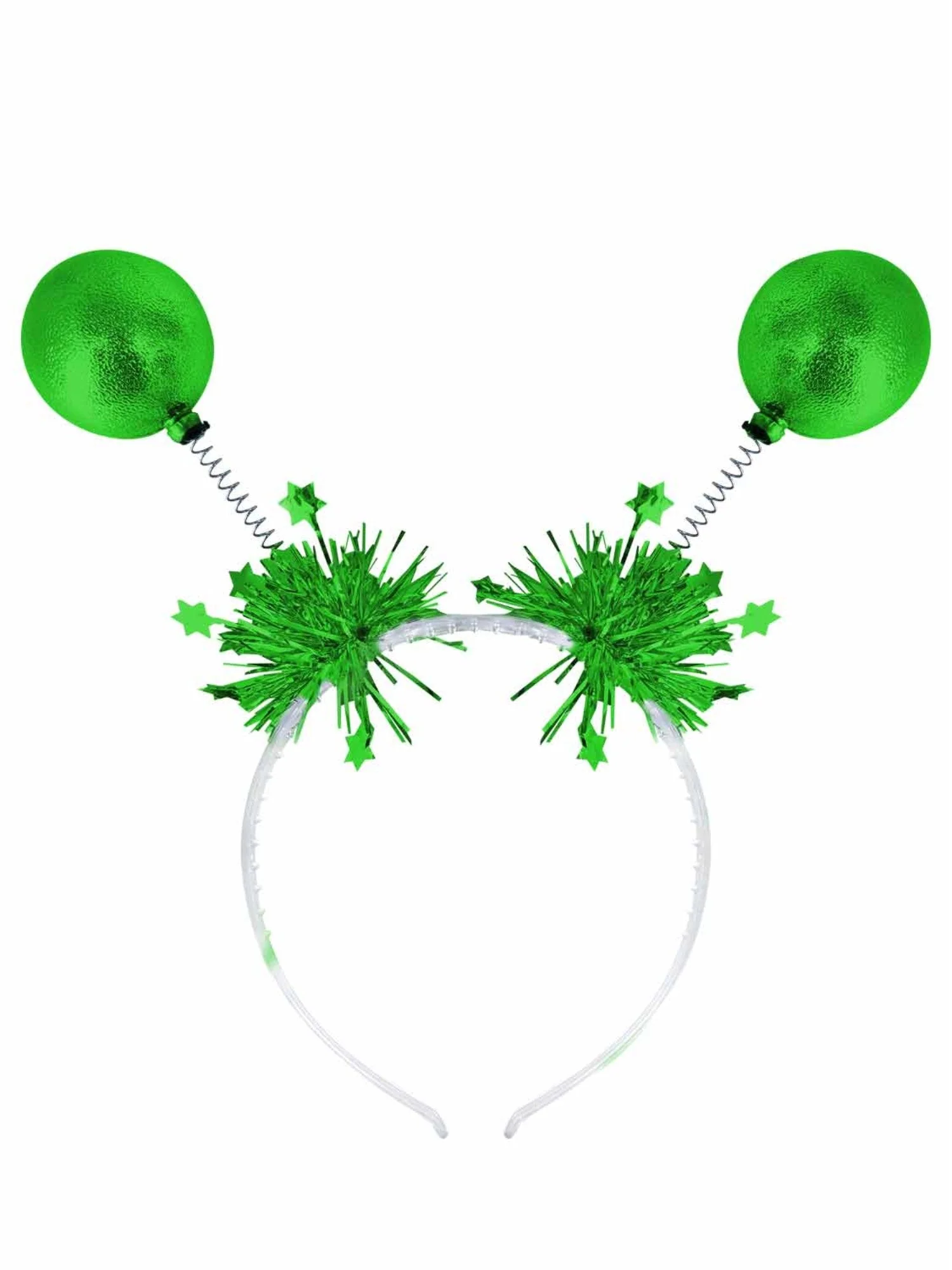Diadema con Antenas de Bolas Verdes