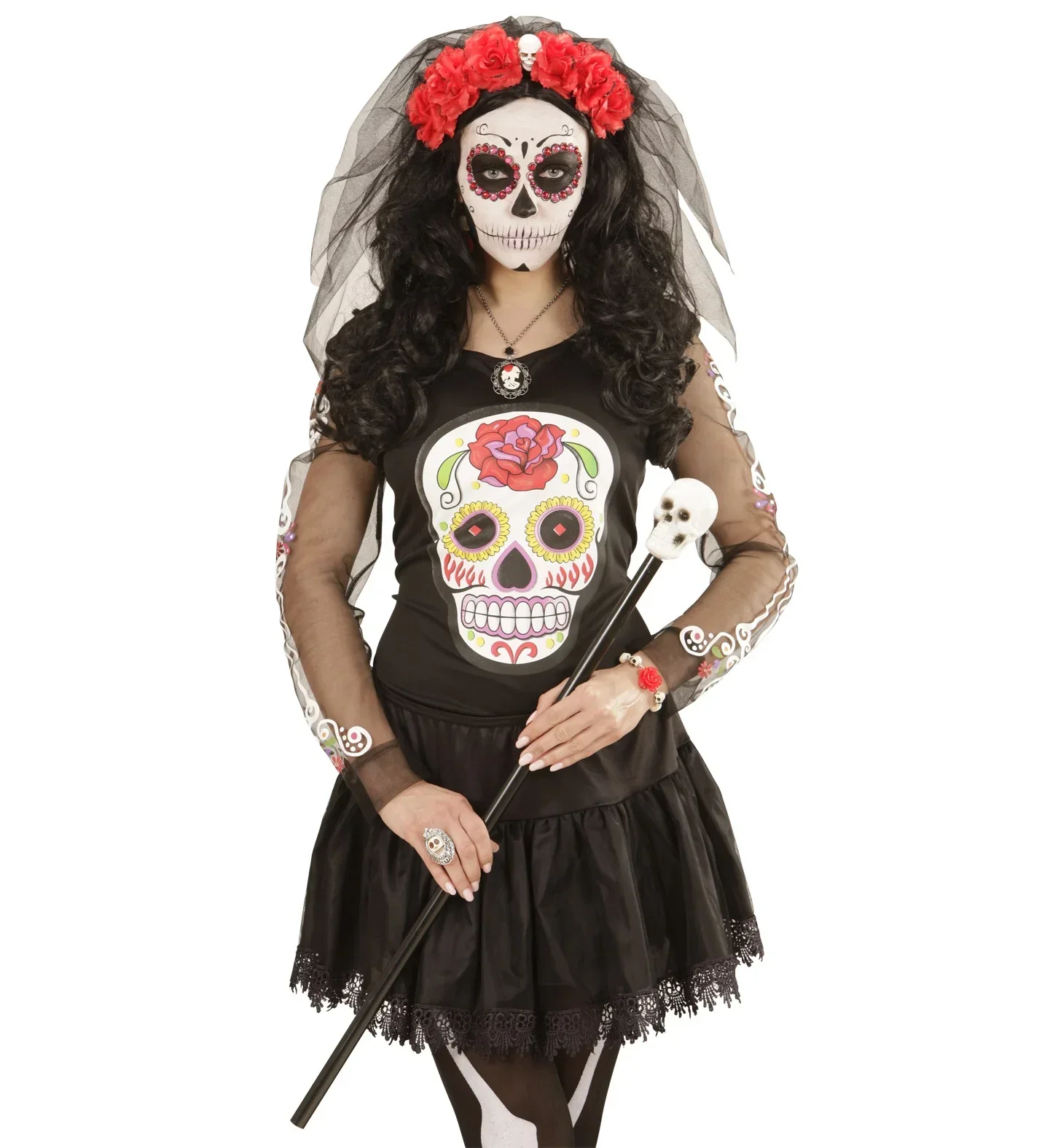 Diadema de Catrina con Flores - Image 3