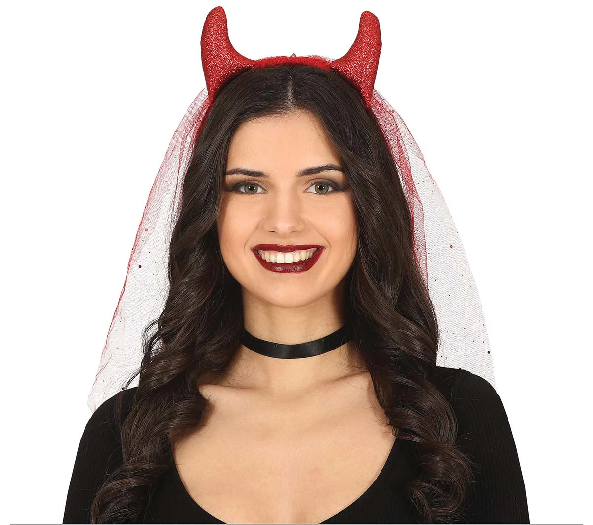 Diadema Demonio con Velo - Image 4