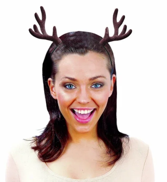 Diadema de Cuernos de Reno Navideño - Image 2