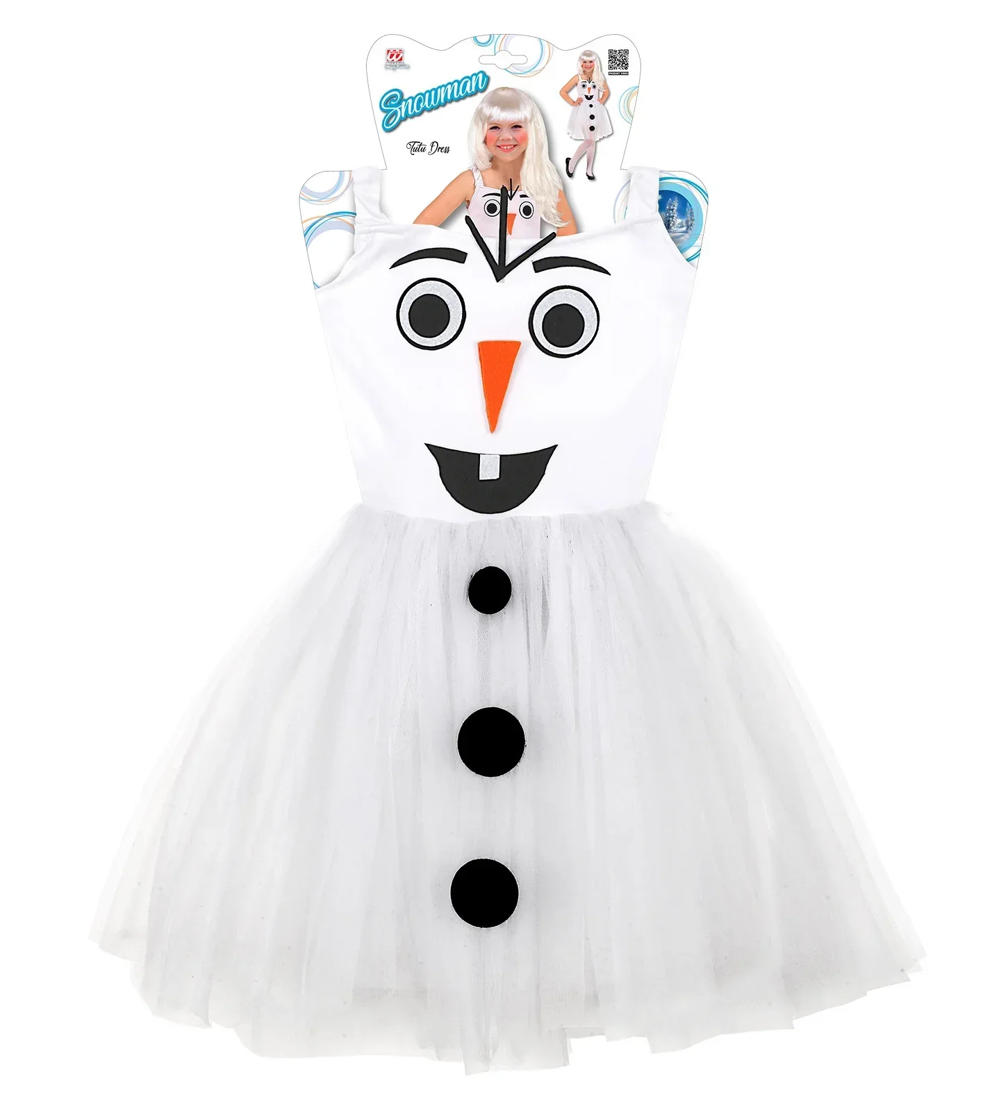 Disfraz de Muñeco de Nieve con Tutú para Niña - Image 3