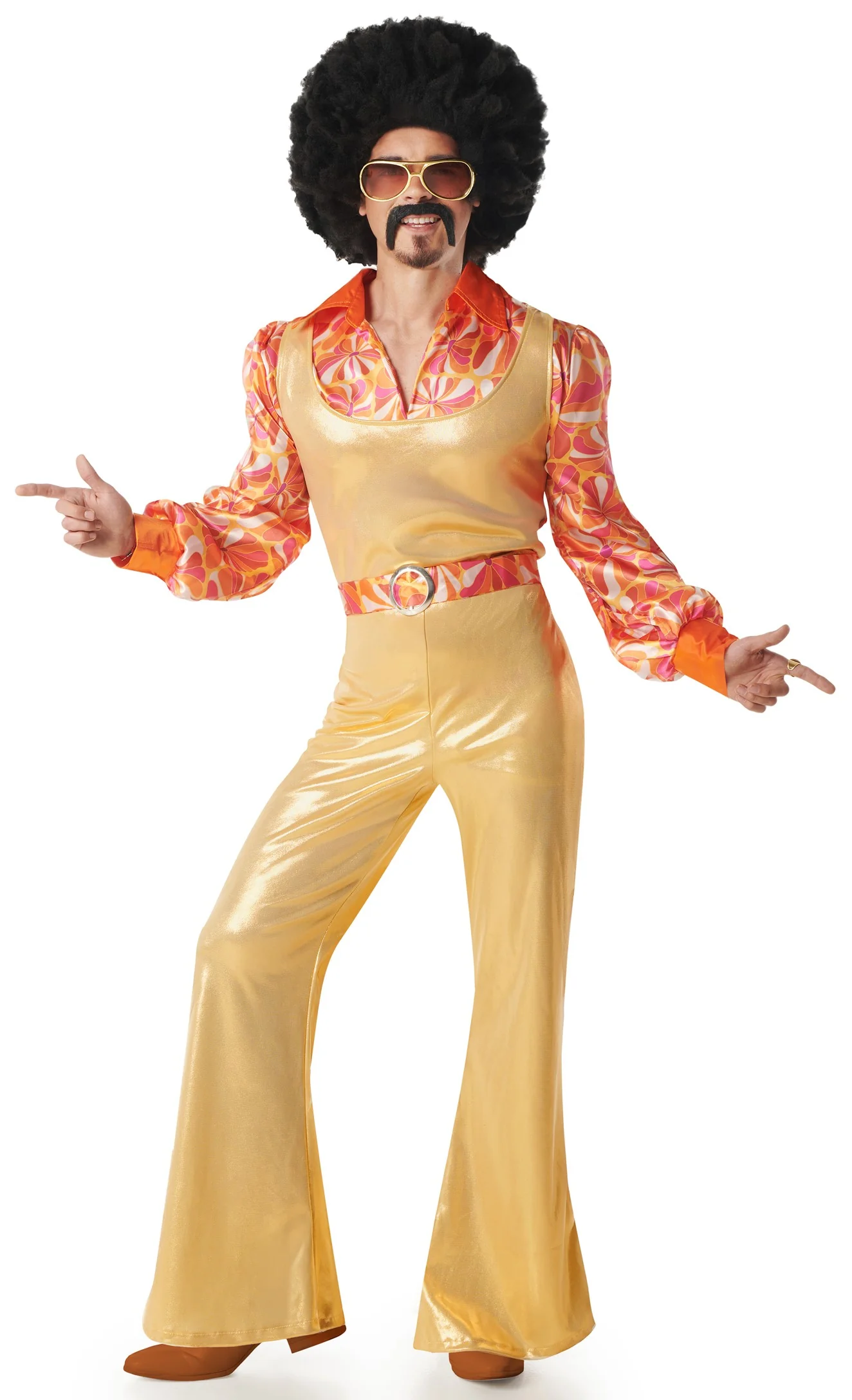 Disfraz Disco Años 70 Dorado para Hombre
