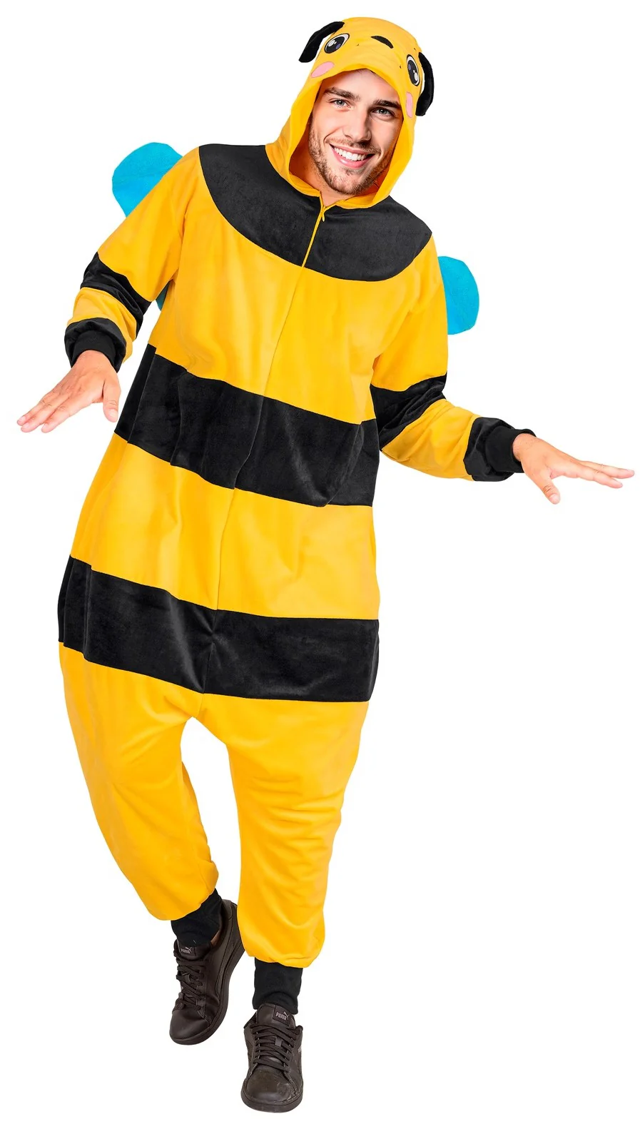 Disfraz de Abeja Pijama de Peluche para Adulto - Image 2