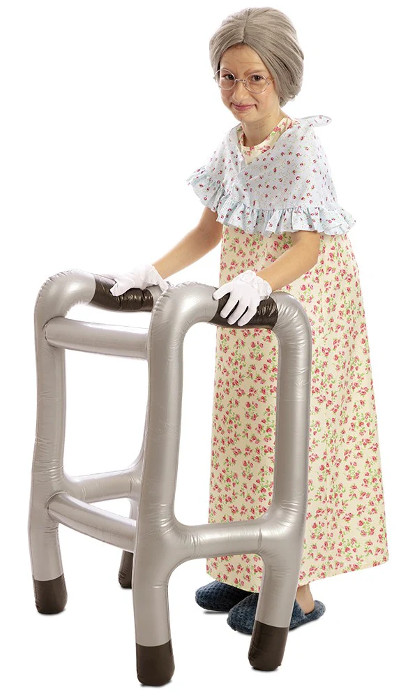 Disfraz de Abuela Anciana Infantil - Image 4