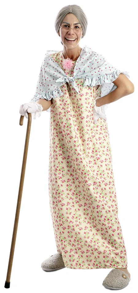 Disfraz de Abuela Anciana para Mujer