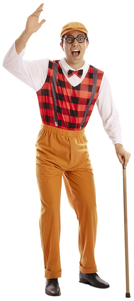 Disfraz de Abuelo Anciano para Hombre