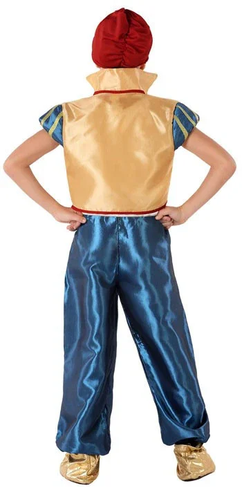 Disfraz de Aladín Dorado y Azul para Niño - Image 2