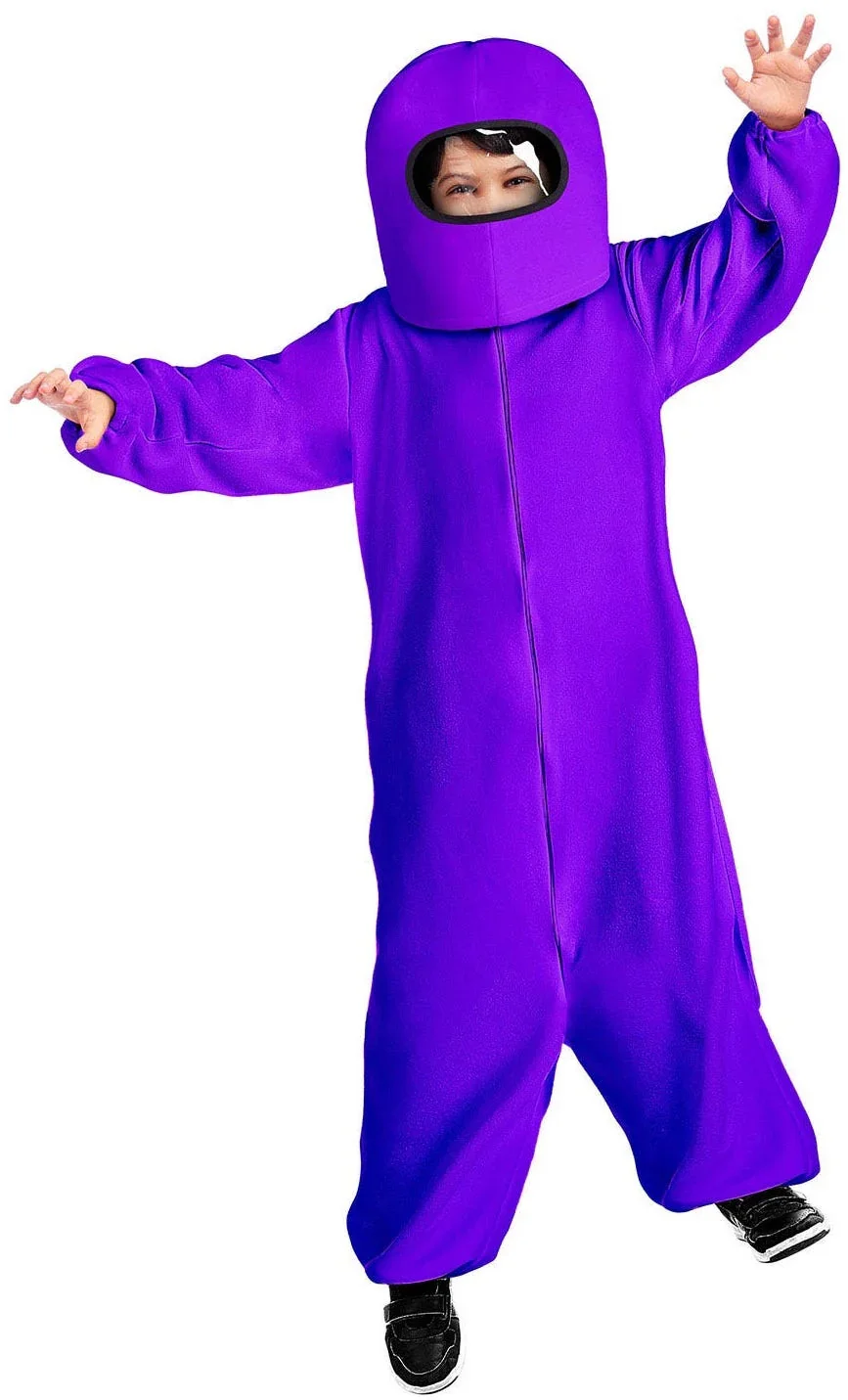 Disfraz de Among Us Morado para Niño - Image 4