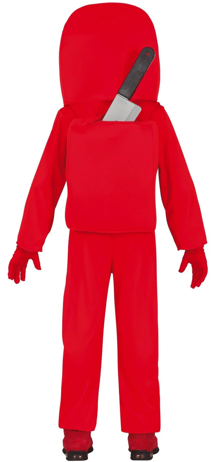 Disfraz de Among Us Impostor Rojo Infantil - Image 2