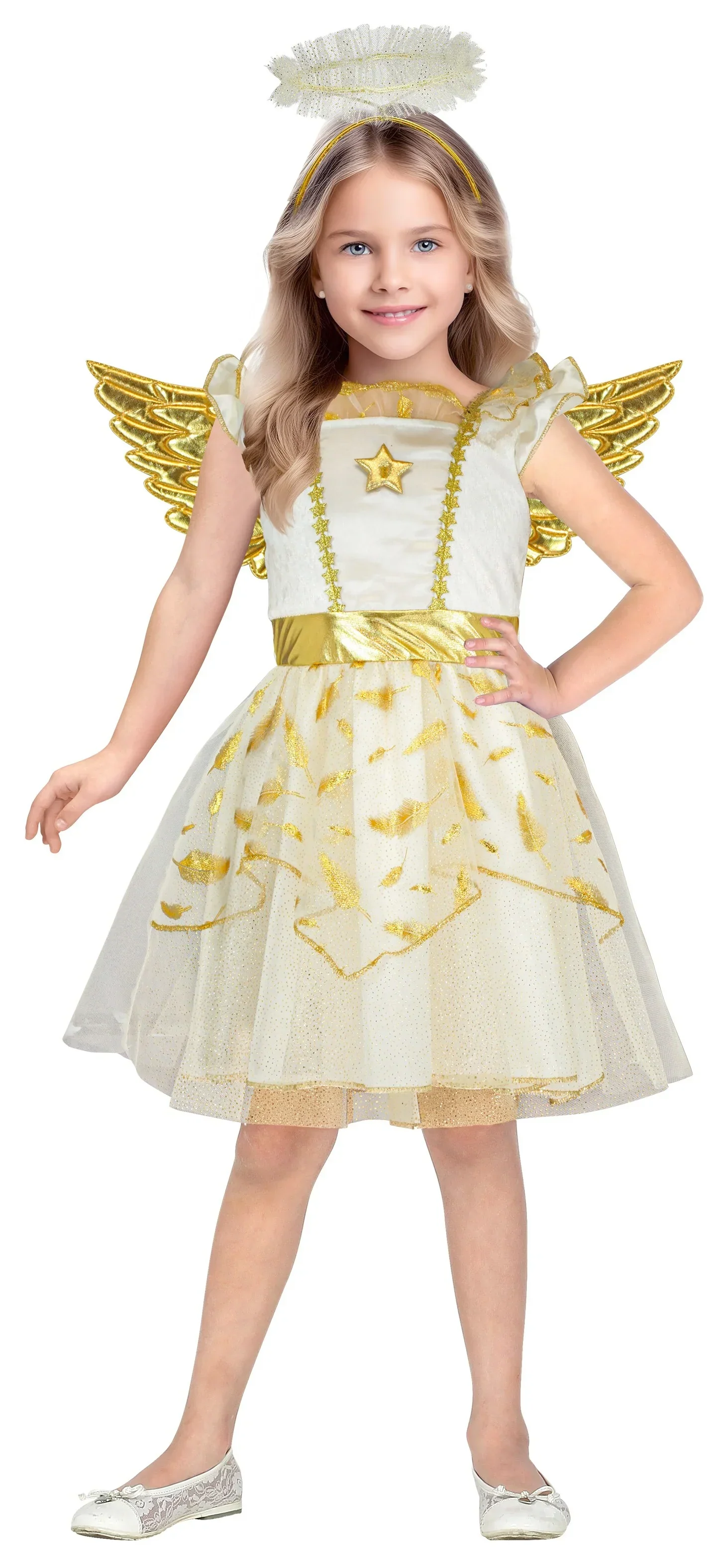 Disfraz de Ángel Celestial para Niña