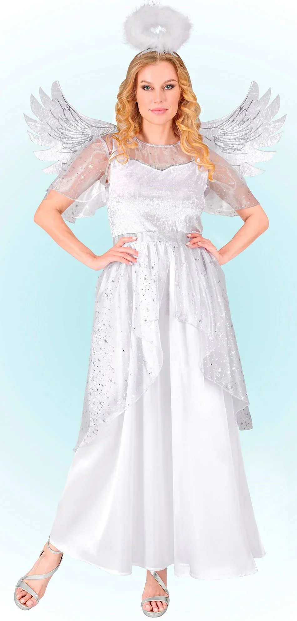 Disfraz de Ángel del Cielo para Mujer - Image 3