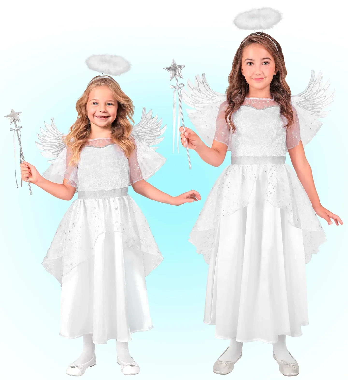 Disfraz de Ángel del Cielo para Niña - Image 3