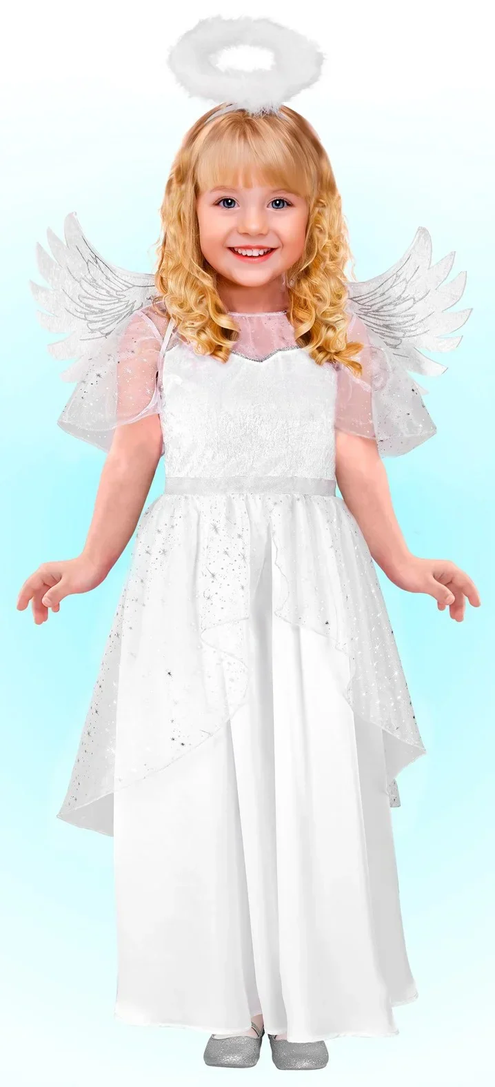 Disfraz de Ángel del Cielo para Niña - Image 4