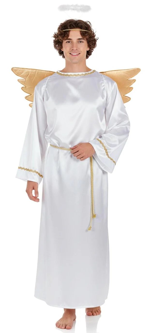 Disfraz de Ángel de Navidad para Adulto