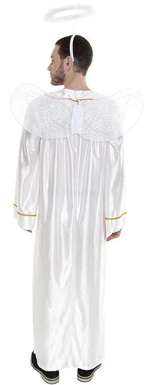 Disfraz de Ángel Navideño con Alas para Hombre - Image 2