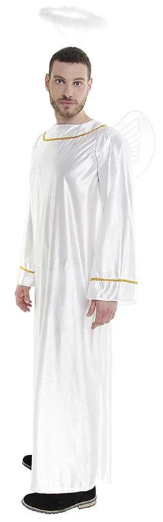 Disfraz de Ángel Navideño con Alas para Hombre - Image 3