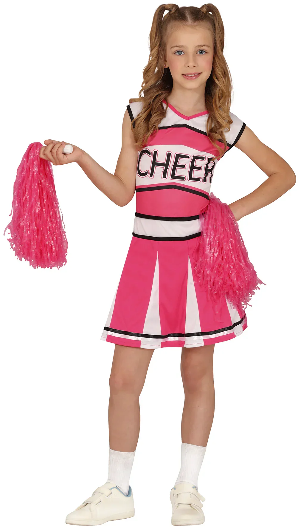 Disfraz de Animadora Cheerleader Rosa para Niña
