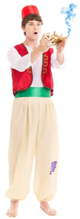 Disfraz de Árabe Aladino para Hombre - Image 3