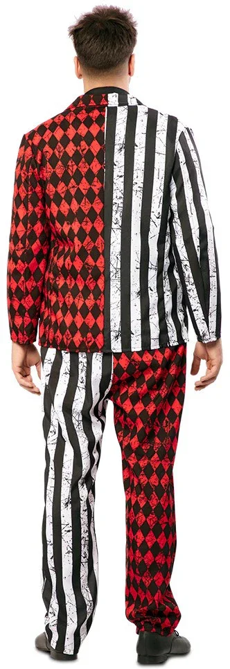 Disfraz de Arlequín Psicópata Elegante para Hombre - Image 2