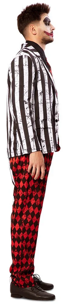 Disfraz de Arlequín Psicópata Elegante para Hombre - Image 4