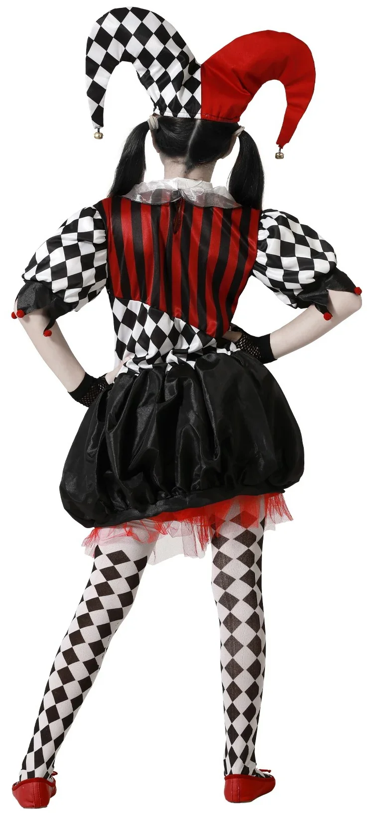 Disfraz de Arlequina Demoníaca para Niña - Image 2
