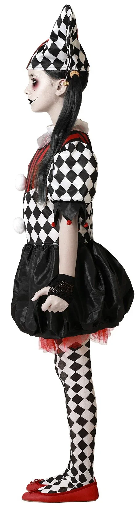 Disfraz de Arlequina Demoníaca para Niña - Image 3
