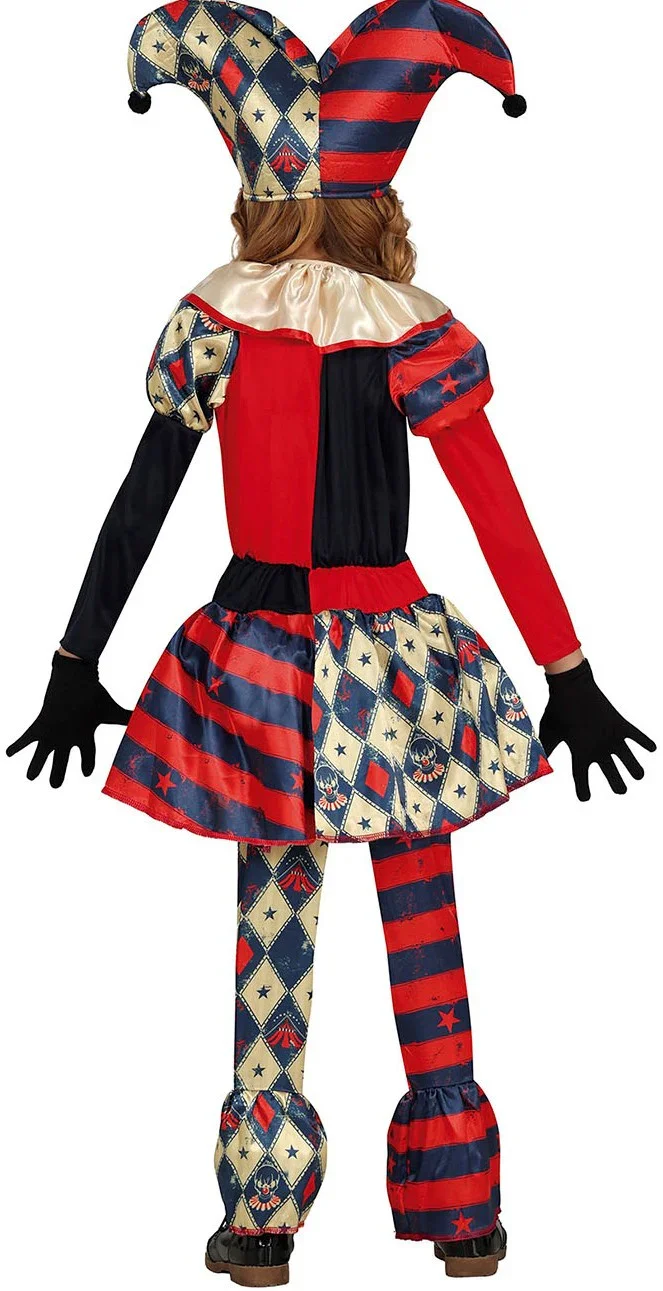 Disfraz de Arlequina Diabólica para Niña - Image 2