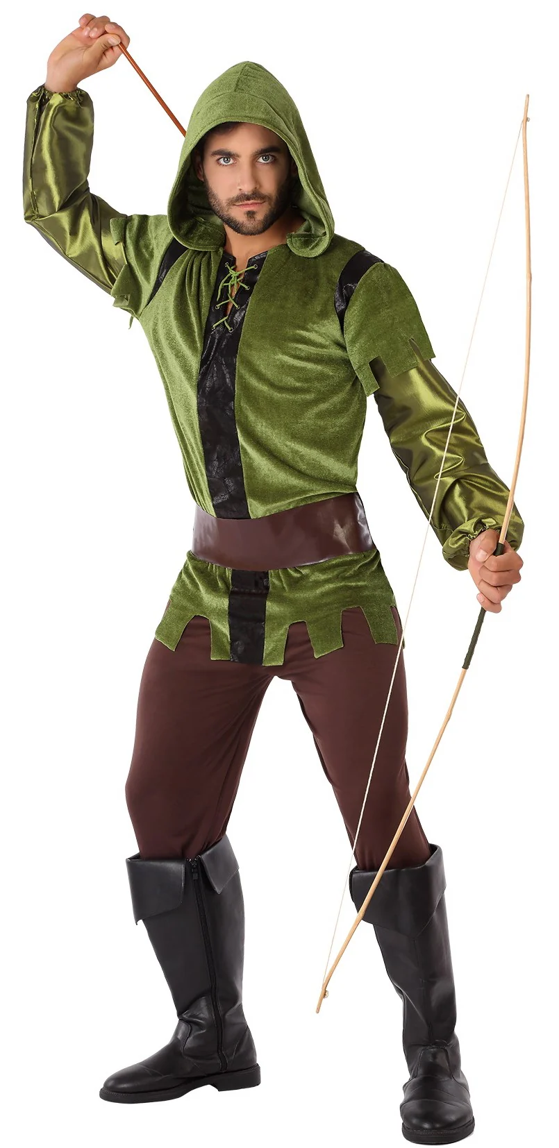 Disfraz de Arquero Medieval del Bosque para Hombre