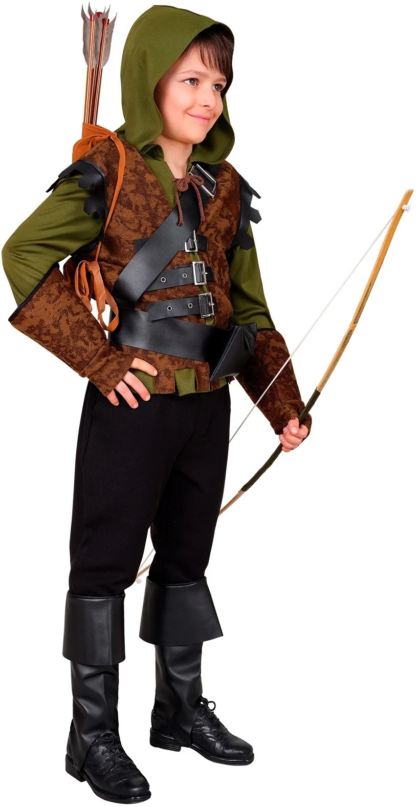 Disfraz de Arquero Robin Hood Infantil - Image 3