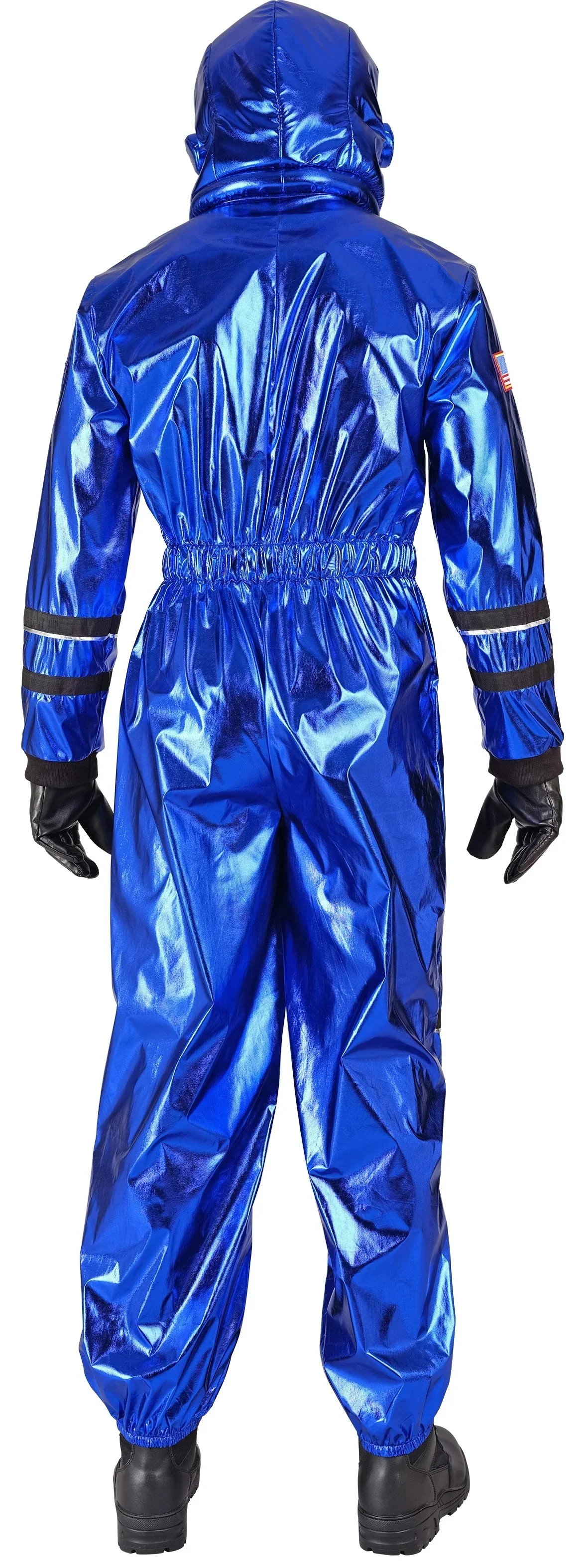 Disfraz de Astronauta Azul con Casco para Hombre - Image 3