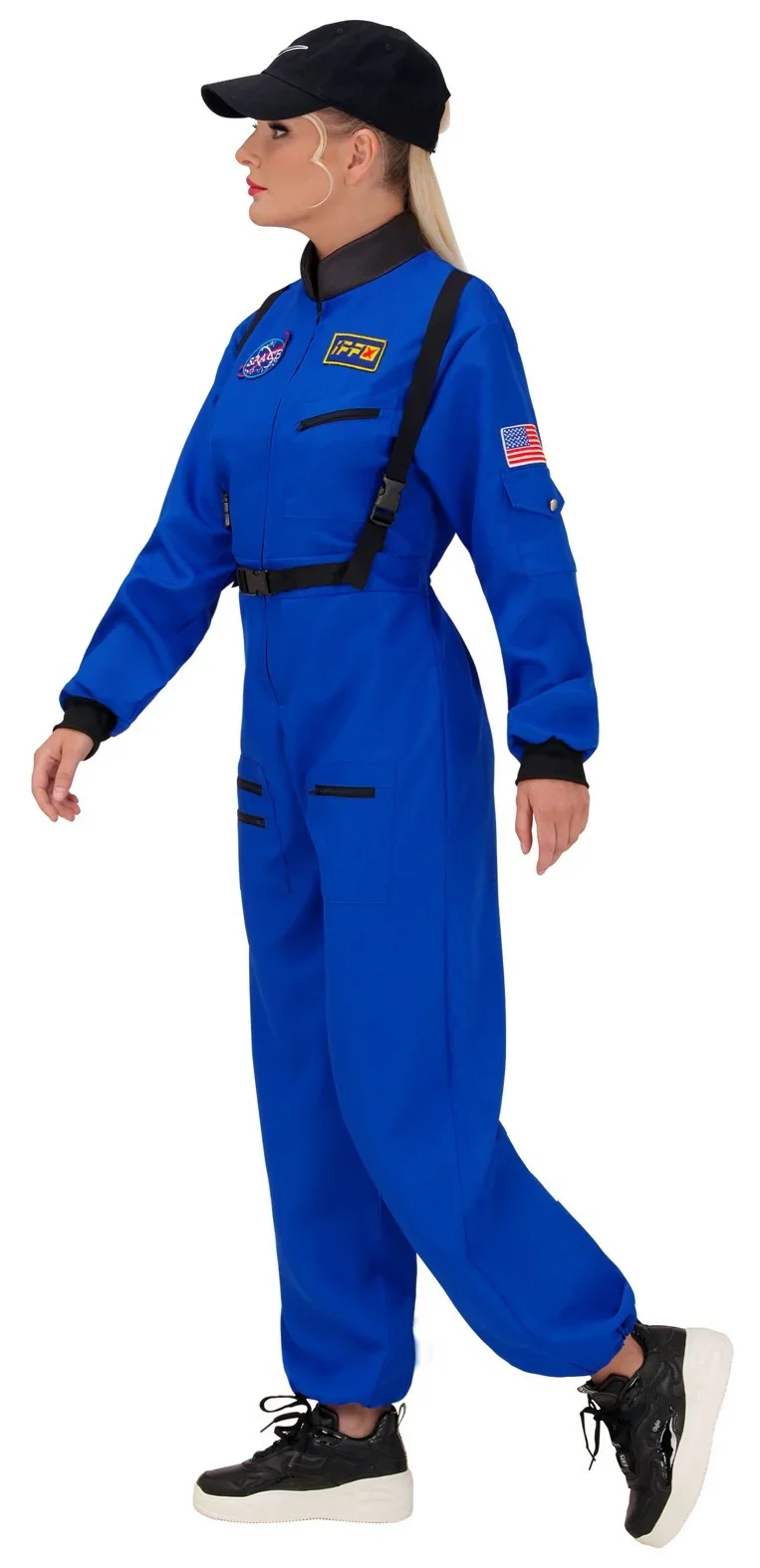 Disfraz de Astronauta Azul para Mujer - Image 3
