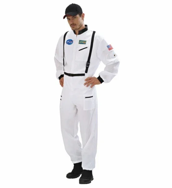 Disfraz de Astronauta Blanco para Hombre - Image 3