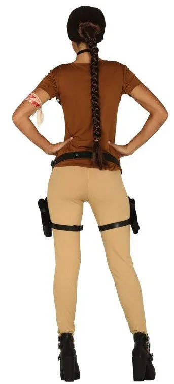 Disfraz de Aventurera Lara Croft para Mujer - Image 2