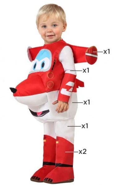 Disfraz de Avión Jett Super Wings Infantil - Image 3