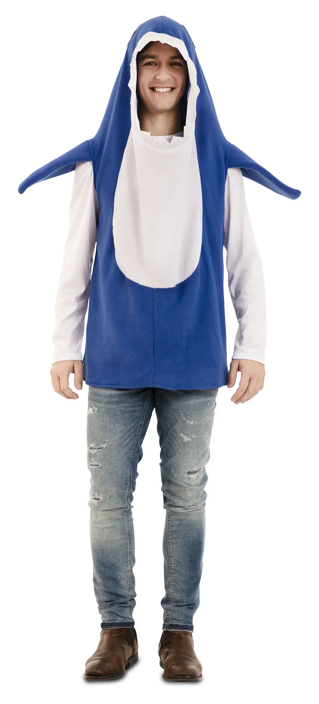 Disfraz de Baby Shark Azul para Adulto - Image 3