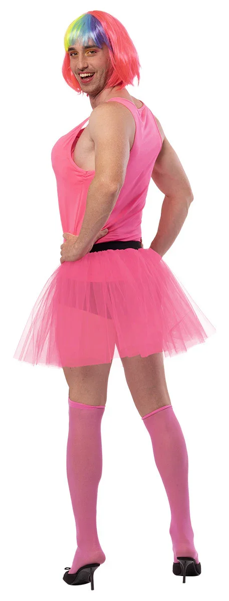 Disfraz de Bailaria Gogó Rosa para Hombre - Image 3