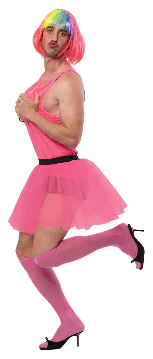 Disfraz de Bailaria Gogó Rosa para Hombre - Image 4