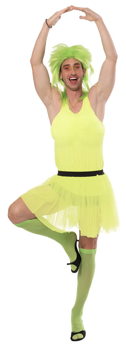Disfraz de Bailaria Gogó Verde para Hombre - Image 3