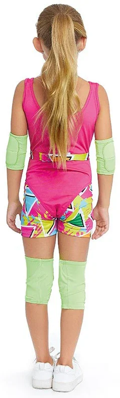 Disfraz de Barbie Patinadora Años 80 para Niña - Image 2
